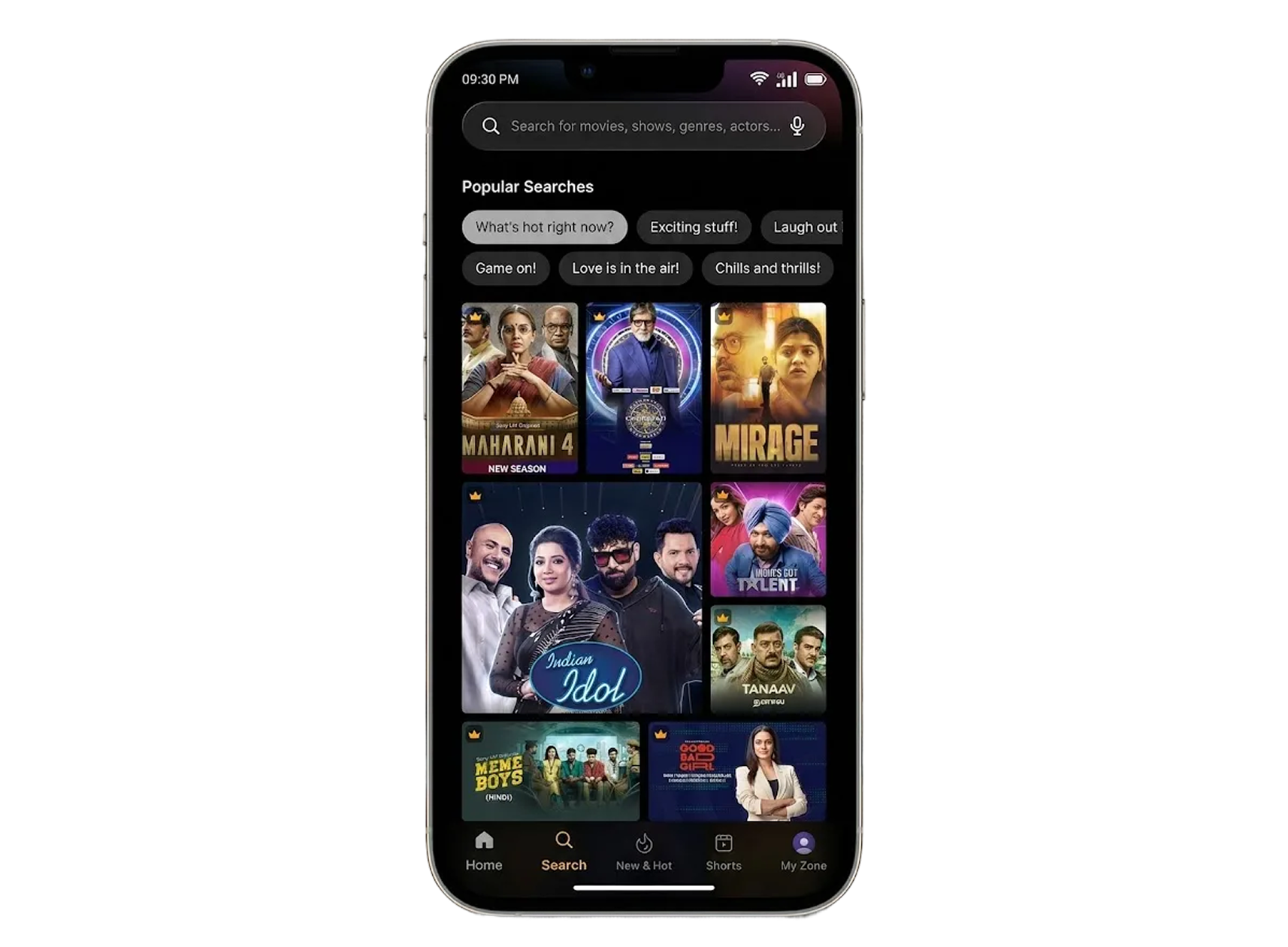 Final design with mood-based discovery
